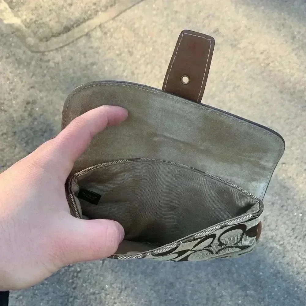 Coach Wristlet Tan with strap - Picture 3 of 5